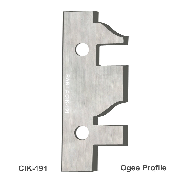 Additional Profile Knives for Insert-Pro Combination Rail and Stile Shaper Cutter