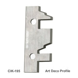 Cuchillas de perfil adicionales de Infinity Tools para cortadora combinada de perfiladores de rieles y montantes Insert-Pro