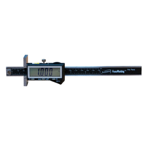 Digital marking and mortise gauge with LCD display for precise woodworking measurements