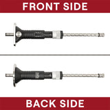 Feature graphic showing the front and back sides of the JessEm Wood Sabre II marking gauge