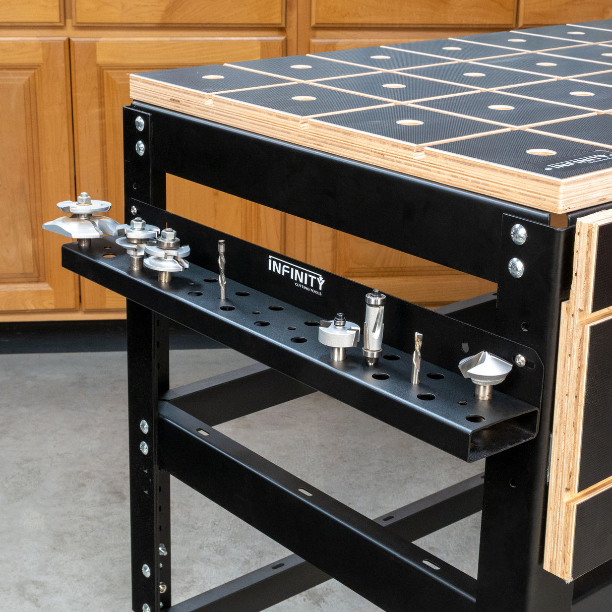 Work Stand Router Bit Tray on Multifunction Work Top Package