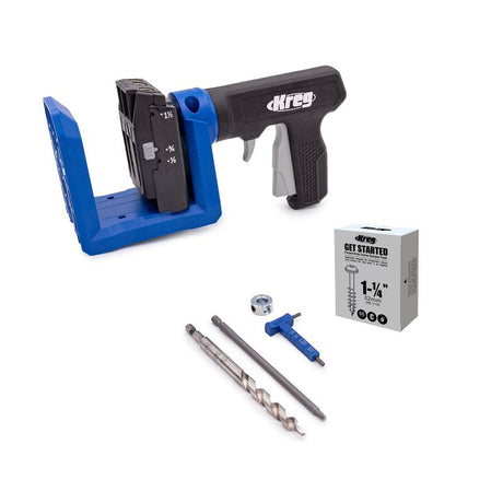 Kreg Pocket Hole drill guide on a white background.