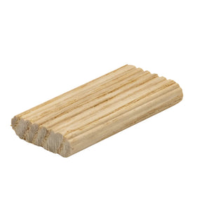 Loose tenon wood joinery piece with grooved surface for woodworking projects