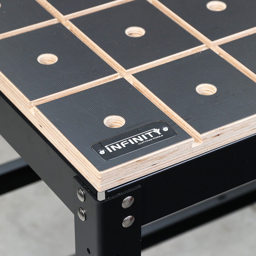 Infinity Workbench Paquete de encimera y soporte multifunción: configuración versátil para ...