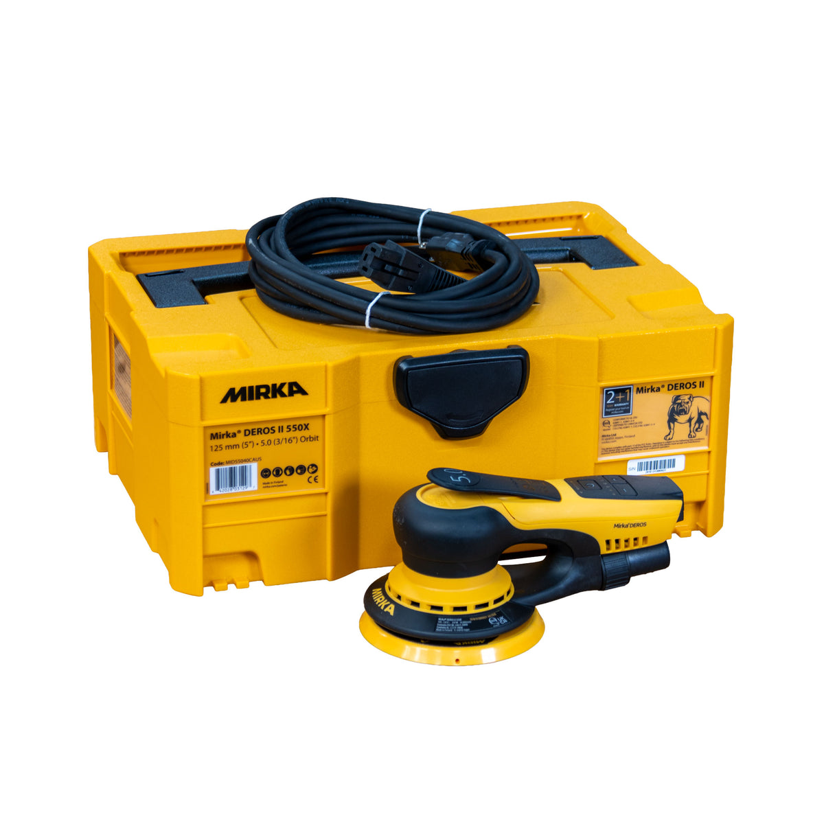 Mirka Dust-Free Sanding System GEN II with 5" DEROS II + DEXOS 1230