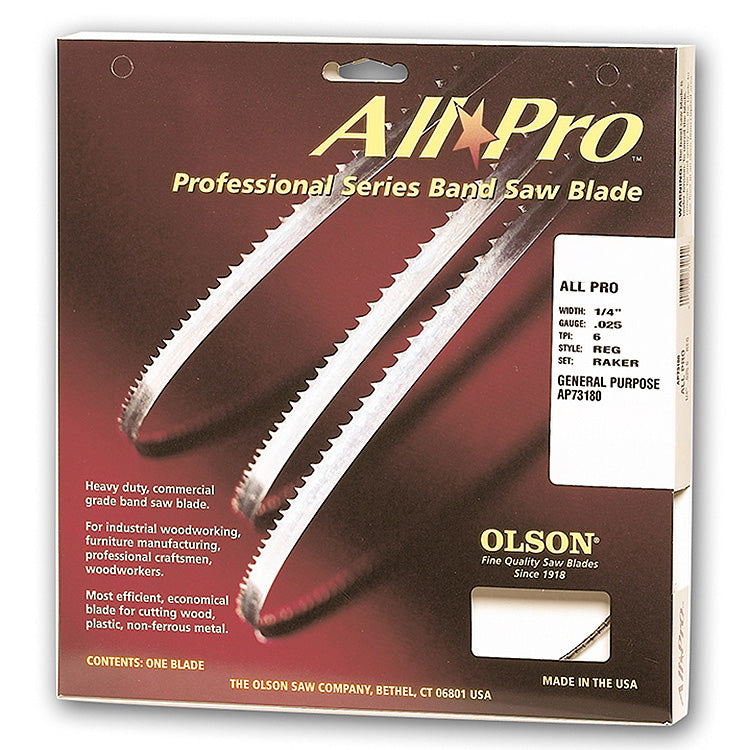 Olson Set of Four 80" All-Pro Band Saw Blades