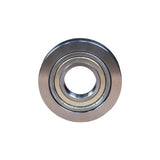 Close-up of a metal ball bearing for woodworking tools and router bits