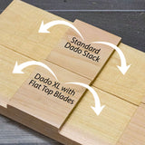 Infinity Tools Flat Top Joinery Blades for Dadonator XL, SDB-825