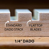 Infinity Tools Flat Top Joinery Blades for Dadonator XL, SDB-825