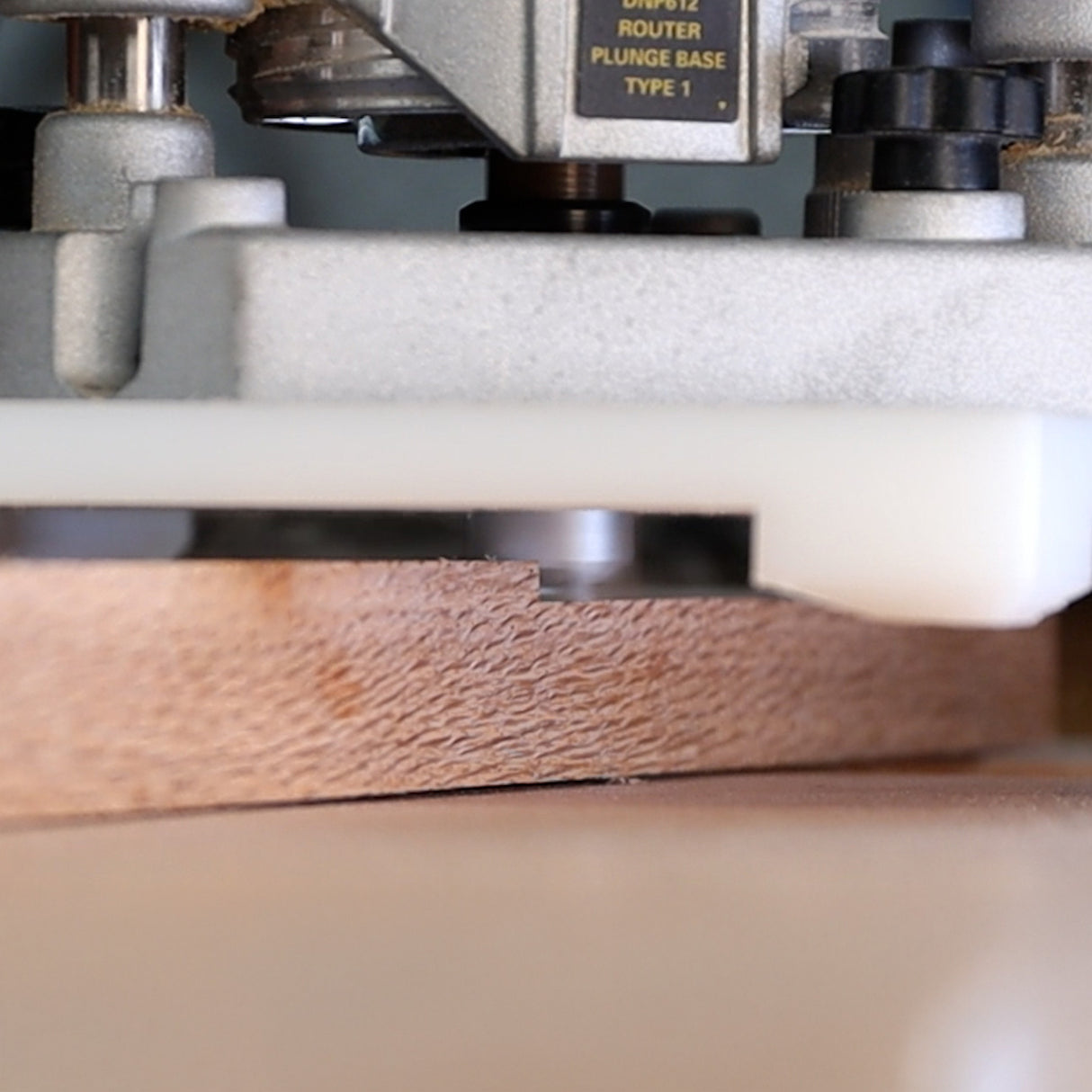 Just a hair off the surface, perfect!