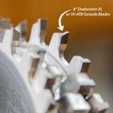 Infinity Tools Flat Top Joinery Blades for Dadonator XL, SDB-825