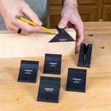 Veritas Saddle Squares In Use On Wood