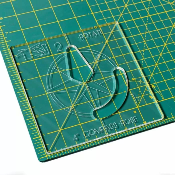 Multi Layer Inlay System - 4" Compass Rose