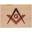 Multi Layer Inlay System - Freemason Compass & Square