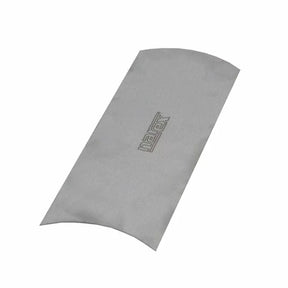 Curved cabinet scraper for woodworking, flat metal tool with naREX logo, isolated view