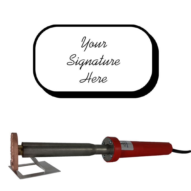 Infinity Tools Contemporary Signature Branding Iron