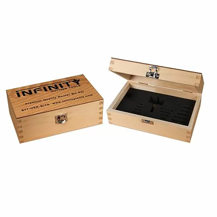Infinity Tools Wooden Box for Mega Rabbeting Router Bit Set – Infinity ...