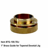 Infinity Tools Brass Guide For Tapered Dovetail Spline Jig