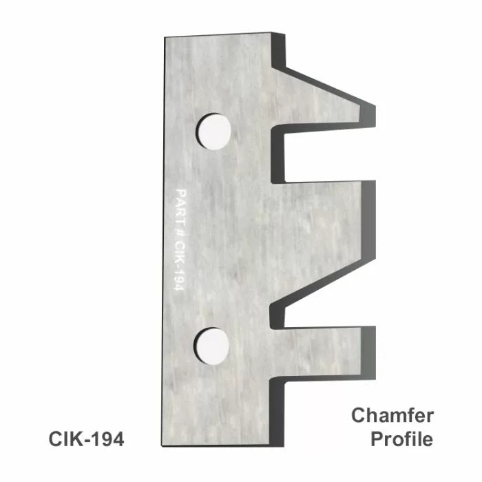 Infinity Tools Additional Profile Knives for Insert-Pro Combination Rail and Stile Shaper Cutter