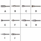 Narex Hand Stitched Rotary Rasp, 6mm Shank