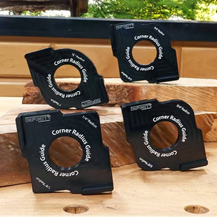 Infinity Tools 4Pc. Corner Radius Guide Set Infinity Cutting Tools