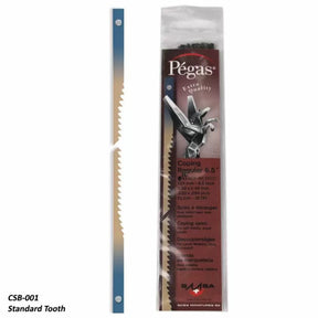 Pégas 6.5 inch coping saw blade with standard tooth, woodworking tool for fine cuts