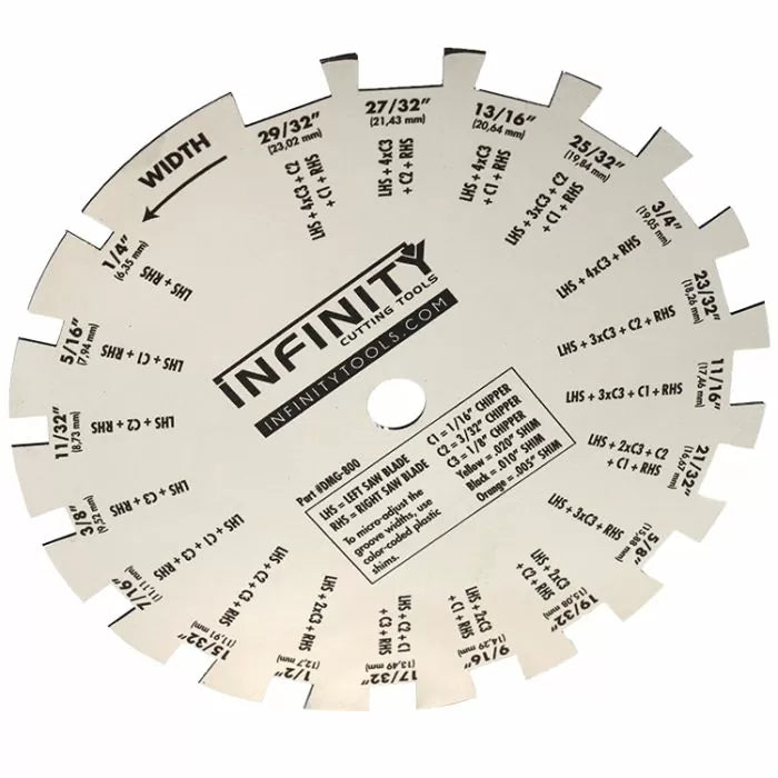 Dado Measuring Gauge