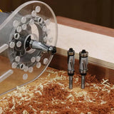 Infinity Tools 3-Pc. 1/4" Shank mini-Mega Flush Trim Router Bit Set