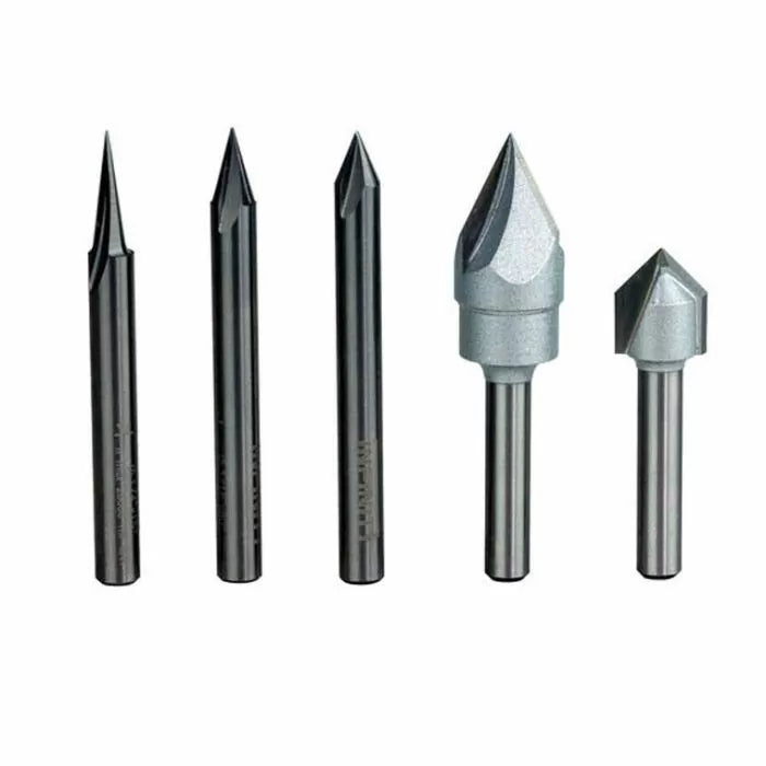 Infinity Tools 1/4" Shank Engraving V-Groove C.N.C. Router Bits