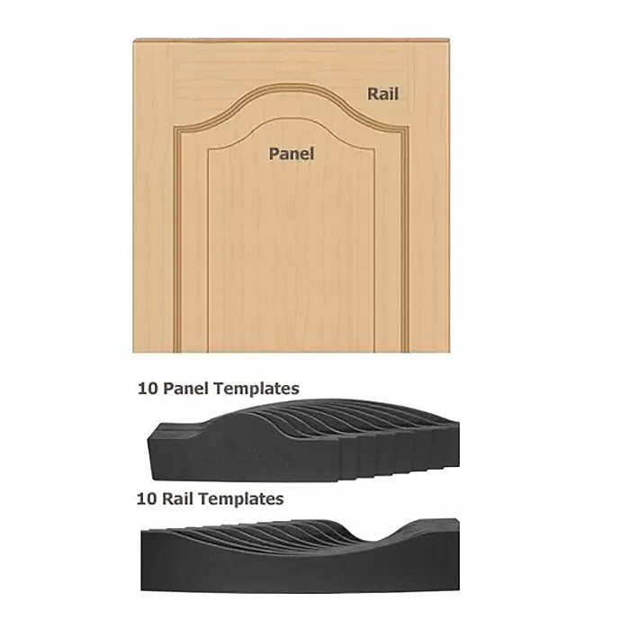 Infinity Tools Cabinet Door Making Templates, Router Use Only