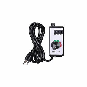Variable speed controller with dial and power cord for woodworking tools