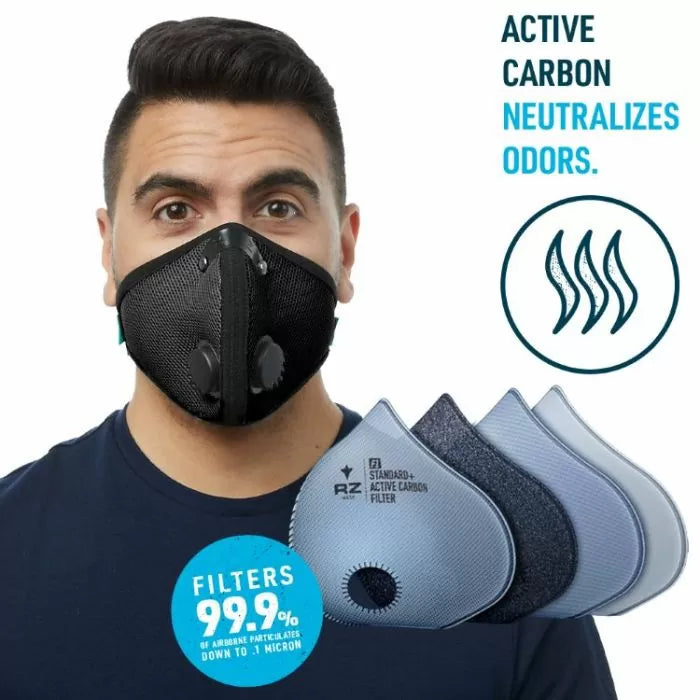 RZMask M2 Nylon Air Filtration Masks and Replacement Filters
