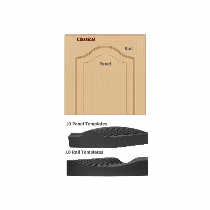 Classical Door Making Templates; 20-Pcs. Router Use Only