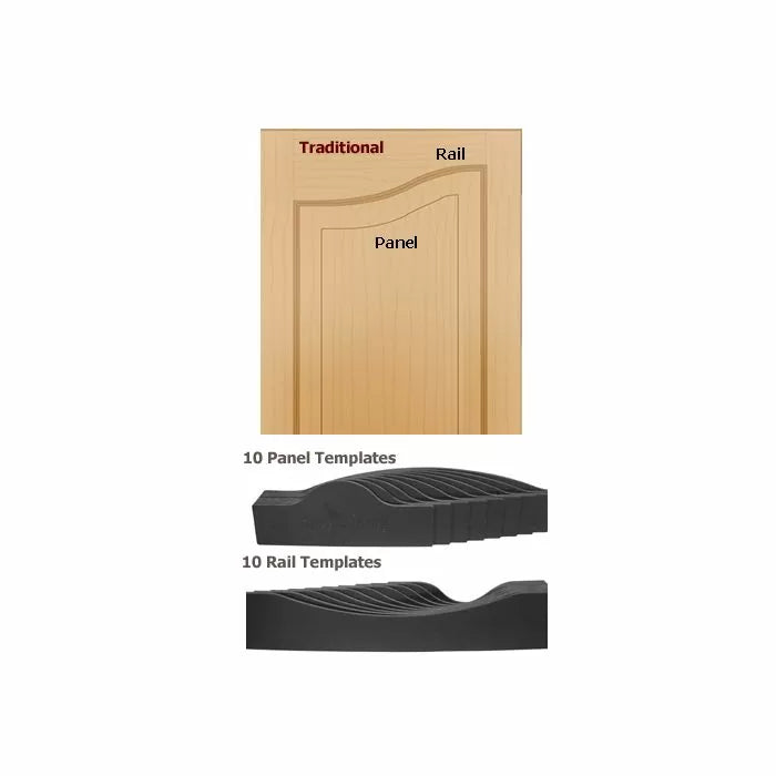 Traditional Door Making Templates; 20-Pcs. - Router Use Only