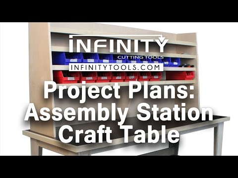 Assembly Workstation Craft Table Plans