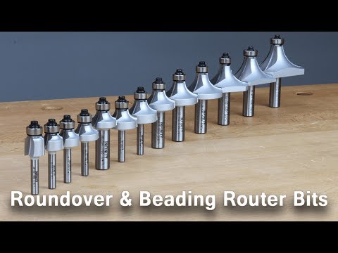 Roundover & Beading Router Bit Sets
