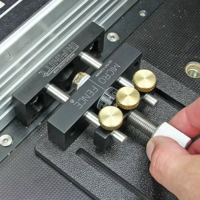 Infinity Tools Router Fence Precision Micro Adjust Kit – Infinity ...