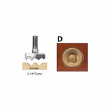 Infinity Tools Carbide Tipped Rosette Cutters, 2-1/8" Diameter