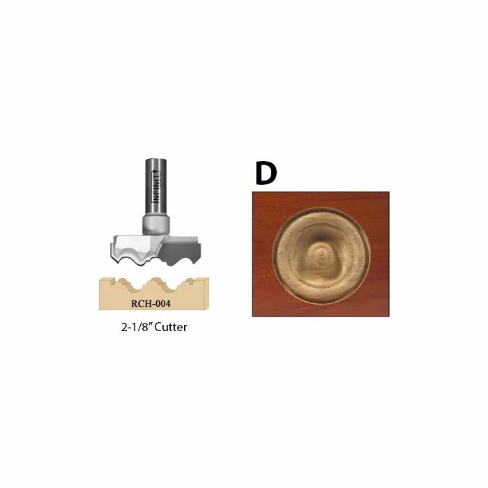 Infinity Tools Carbide Tipped Rosette Cutters, 2-1/8" Diameter