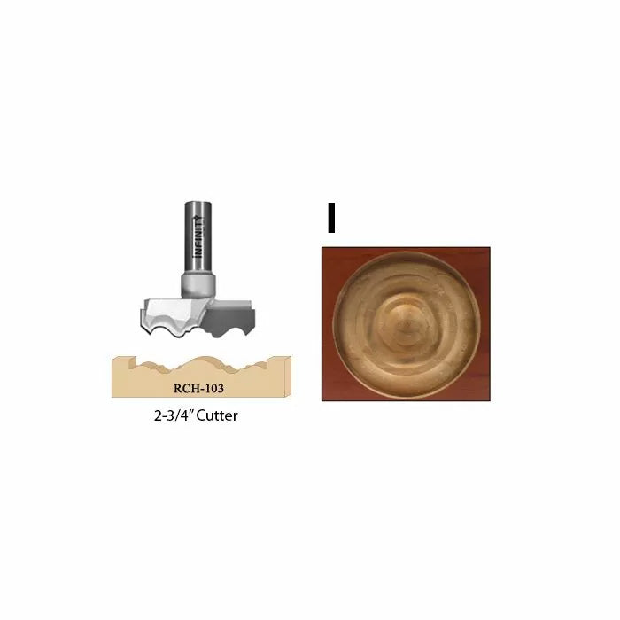 Infinity Tools Carbide Tipped Rosette Cutters, 2-3/4"" Diameter