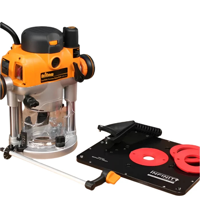 Infinity Tools Router Insert Plate w/ Triton TRA001 3-1/4 HP Router ...