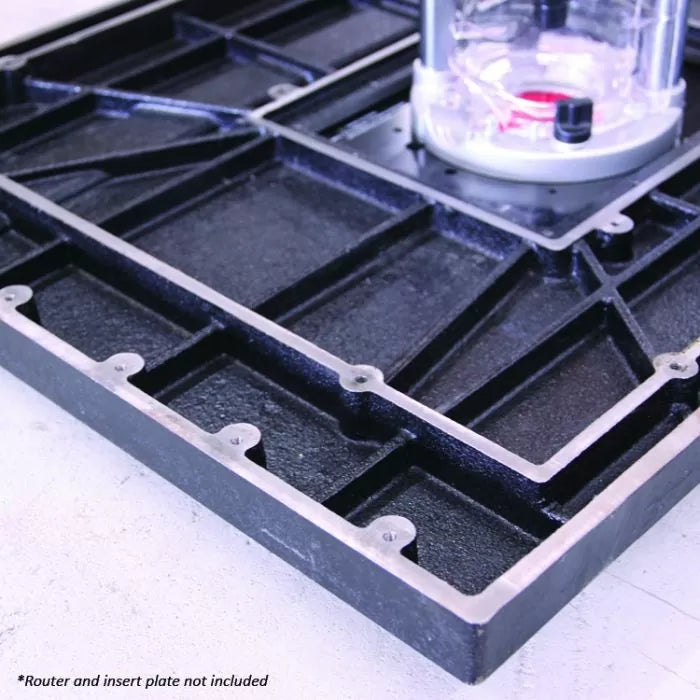 Infinity Tools Cast Iron Router Table Top – Infinity Cutting Tools