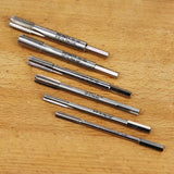 6-Pc. Imperial Wood Tap Set, Includes: 1/4"-20, 5/16"-18, 3/8"-16, 7/16"-14, 1/2"-13, 9/16"-12