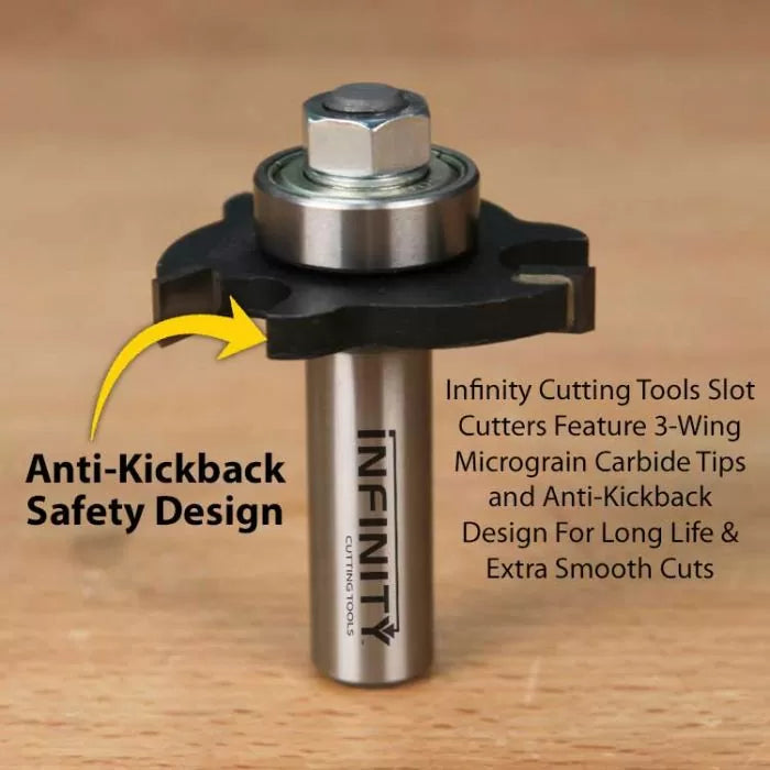 Infinity Tools Slot Cutter w/ 1/2" Shank Arbor