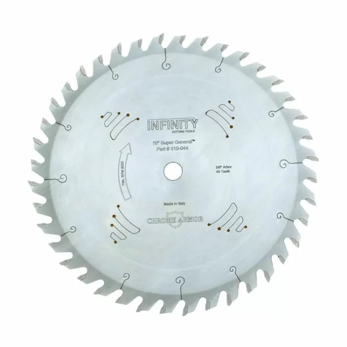 10" Super General Thin Kerf Combination Table Saw Blade