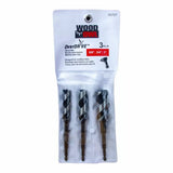 WoodOwl OverDrive 3-Piece Auger Bit Set